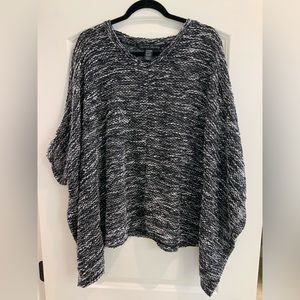 NWOT French Laundry OS Poncho